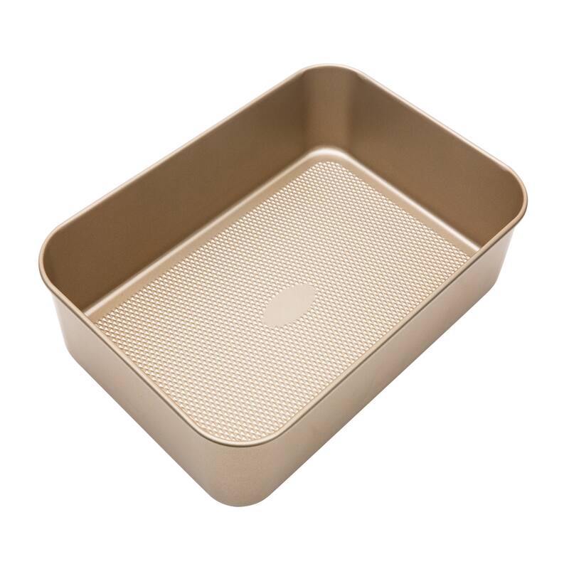 Kitchen Details Pro Series Deep Roasting Pan with Diamond Base - 15.6" x 11" x 2.8"