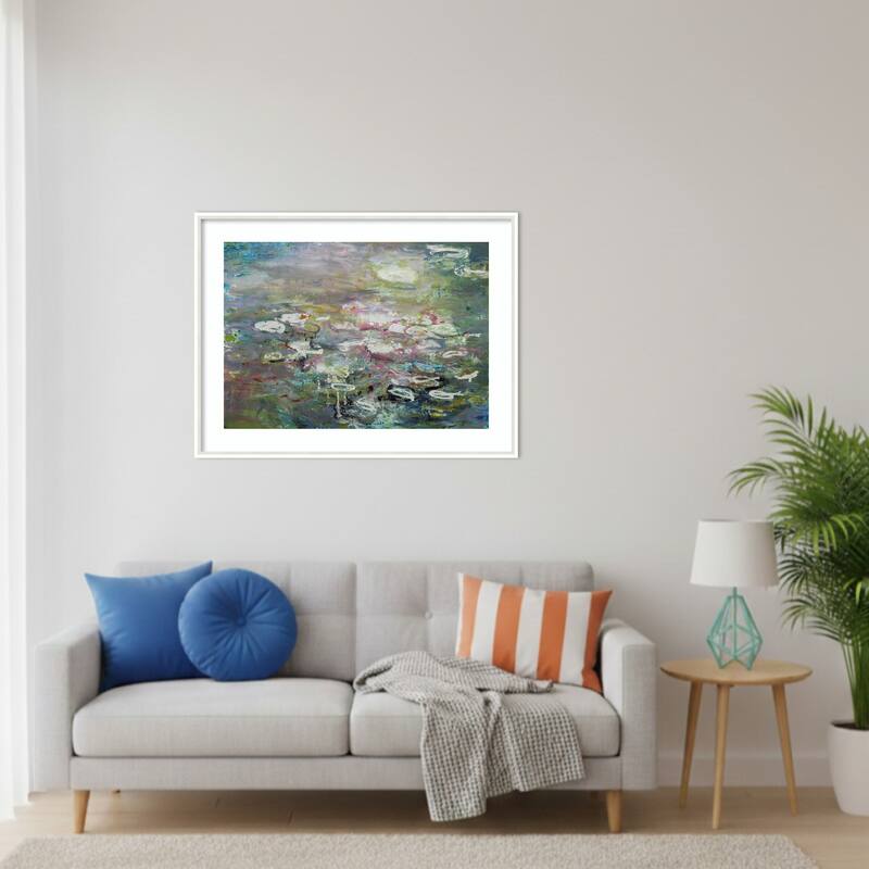 Ethereal Reflections by Wayne Sleeth Wood Framed Wall Art Print