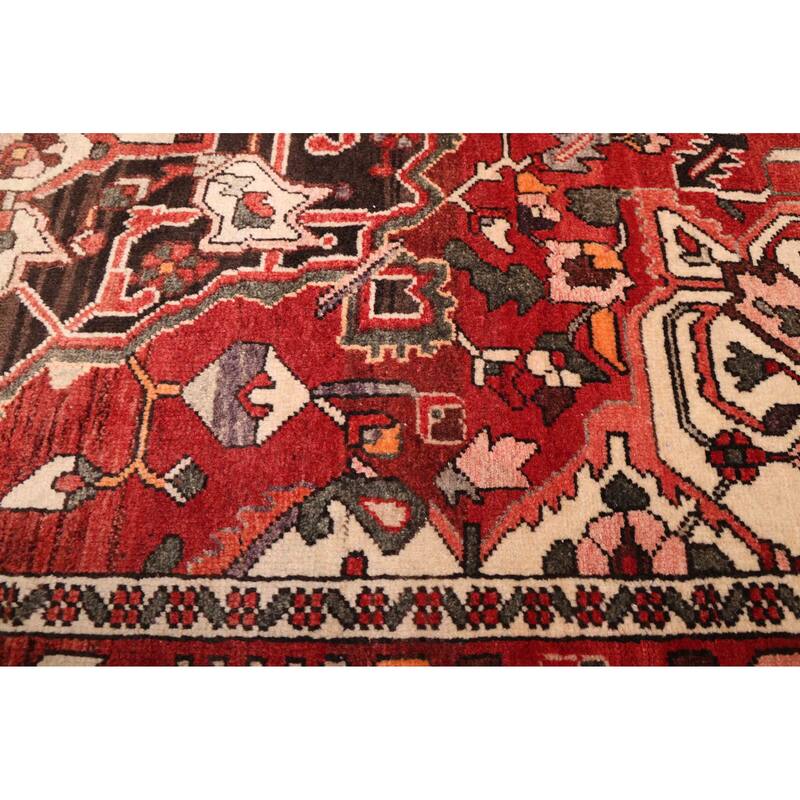 ECARPETGALLERY Hand-knotted Anadol Dark Red Wool Rug - 4'10 x 7'9
