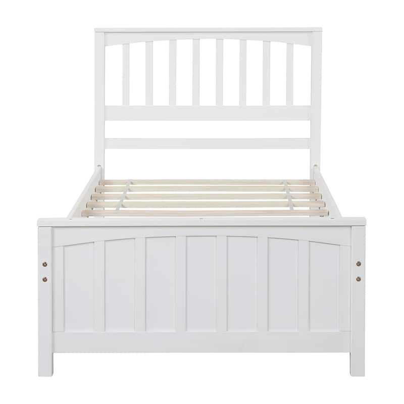 Wood Platform Bed Twin size Platform Bed