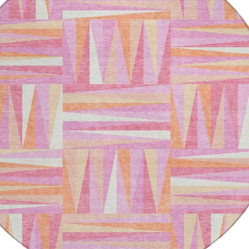 HomeRoots Geometric Transitional Rectangle Outdoor Rug