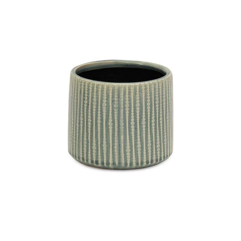 Arianthe Ceramic Orb Patterned Pot