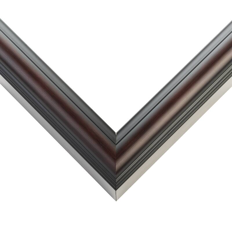 17x21 Shadow Box Frame Brown Cherry | 2.625 Inches Deep Pine Wood