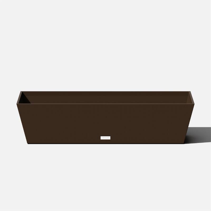 Pure Series Window Box Planter - 36 inch - Espresso