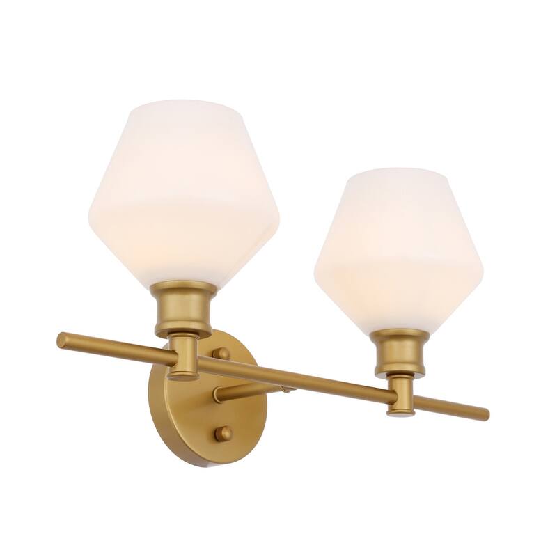 Gerald 2-Light Wall Sconce - 19.1/10.2 - 19.1/10.2