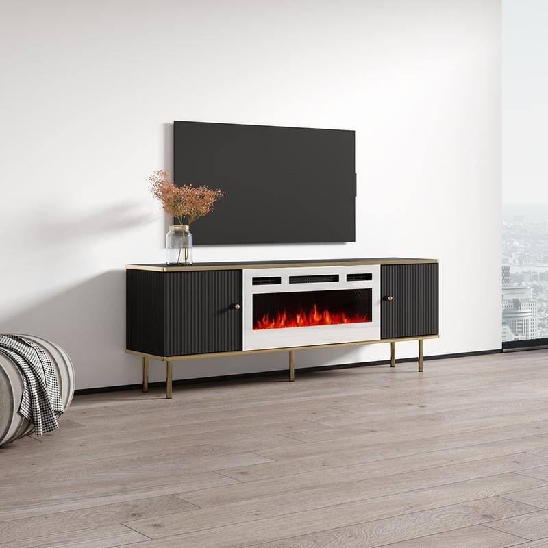 Camelia WH-EF Electric Fireplace 63" TV Stand