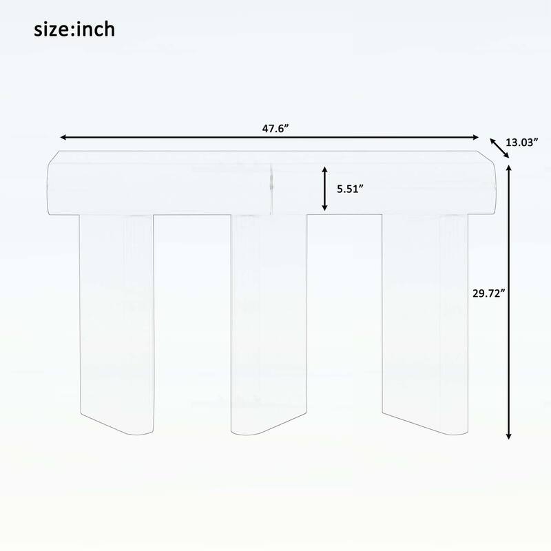 Space-Saving Hallway Table for Small Apartments and Foyers