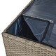 preview thumbnail 21 of 73, Glitzhome 140 Gallon Outdoor Patio Oversize Storage Bench Wicker Table Deck Box
