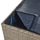 preview thumbnail 46 of 61, Outdoor 52.75"W 140 Gallon Patio Oversize Wicker Storage Bench Deck Box - 52.75"W x 29"D x 26"H