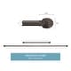 preview thumbnail 25 of 33, Adjustable Window Curtain Rod and Cap Shaped Finial