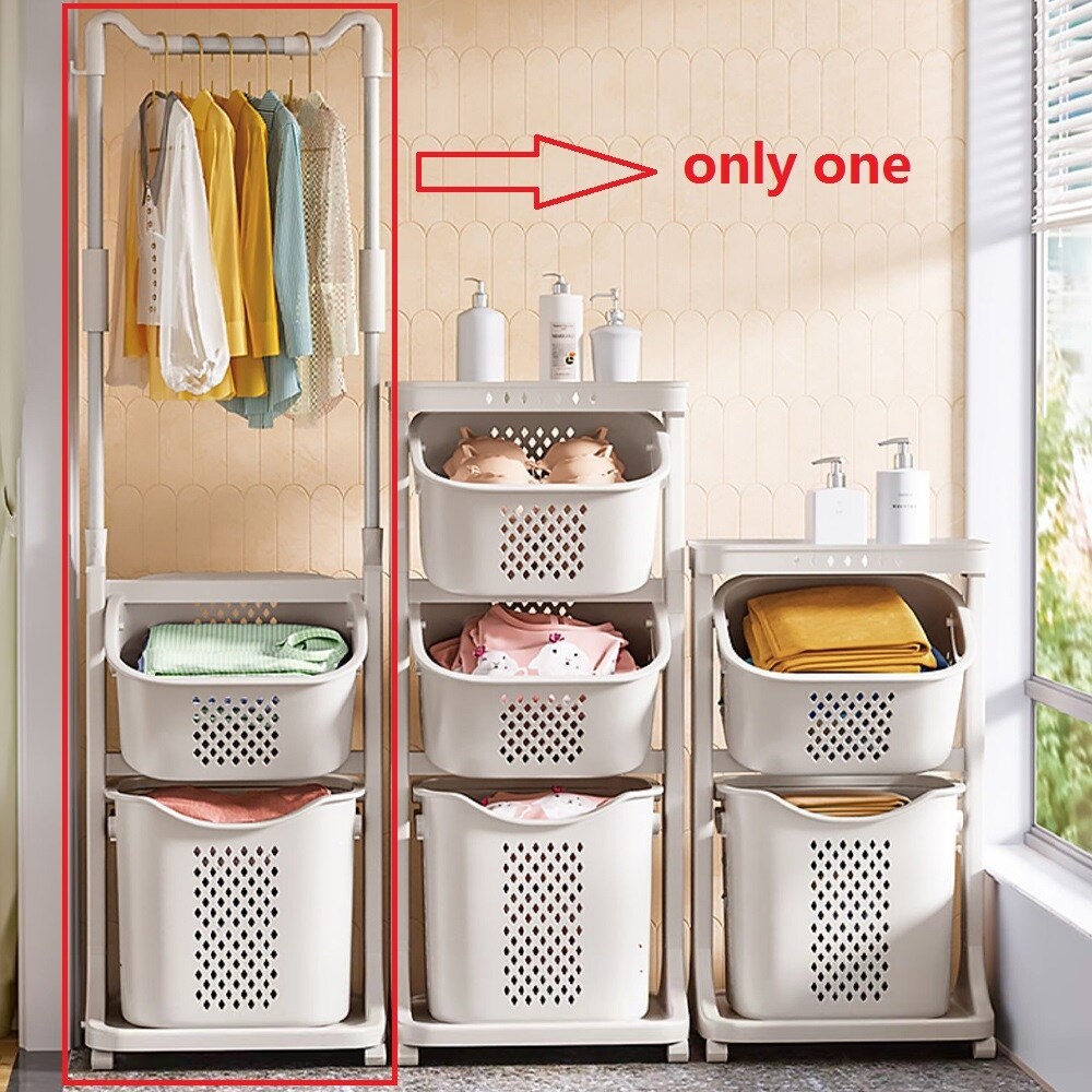 Hamper with drying rack best sale