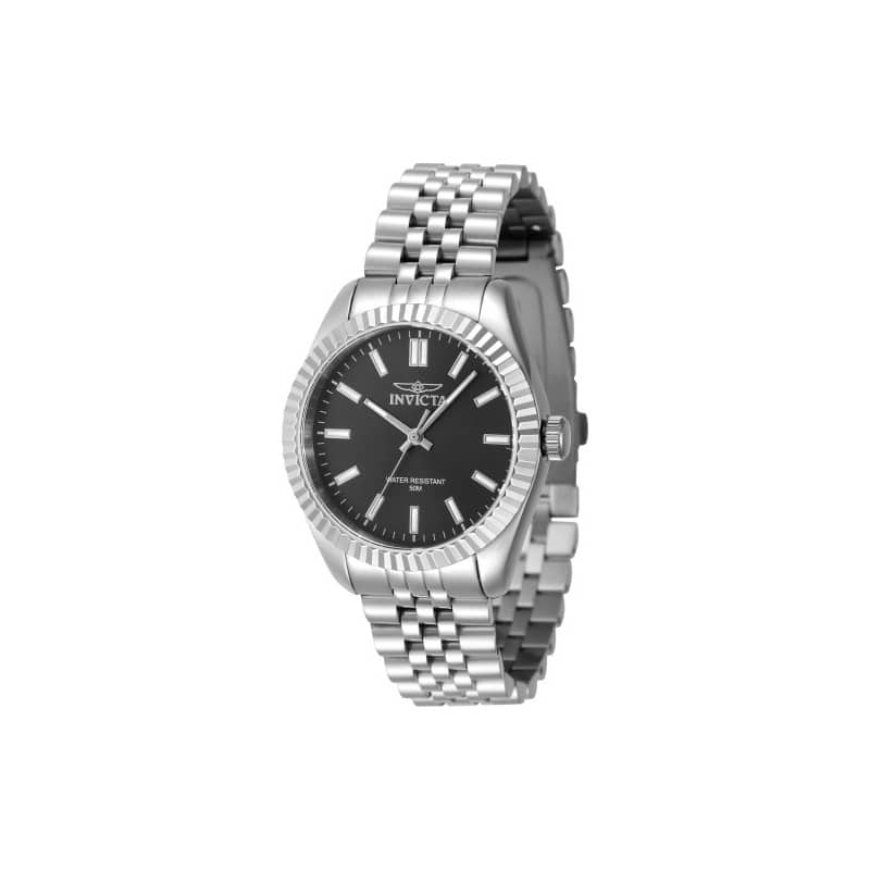 Invicta Women's 47494 Specialty Quartz 3 Hand Black Dial Watch