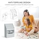 preview thumbnail 32 of 35, 3-Tier Kids Book Shelf Cabinet with 2 Storage Compartment and Large Drawer - 23.5" W x 11.75" D x 35.5" H