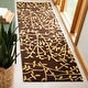 preview thumbnail 63 of 87, SAFAVIEH Handmade Soho Ghina N.Z. Wool Rug 2'6" x 8' Runner - Brown/Multi - Runner