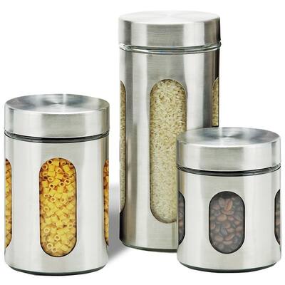 Buy Silver Kitchen Canisters Online At Overstock Our Best