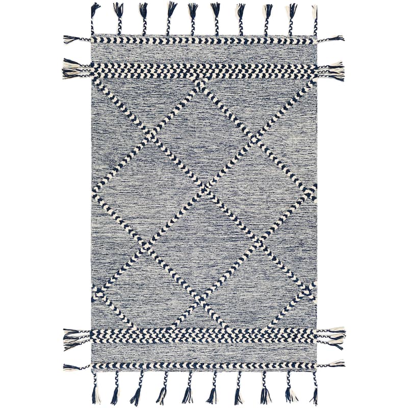 Artistic Weavers Loren Boho Tassel Handmade Wool Area Rug