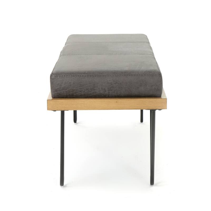Mid-century Modern Upholstered Bench