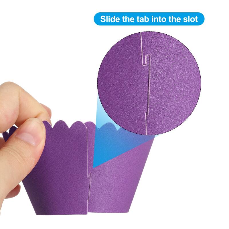 Cupcake Wrappers Paper, 50 Pack Baking Cups Standard Decoration