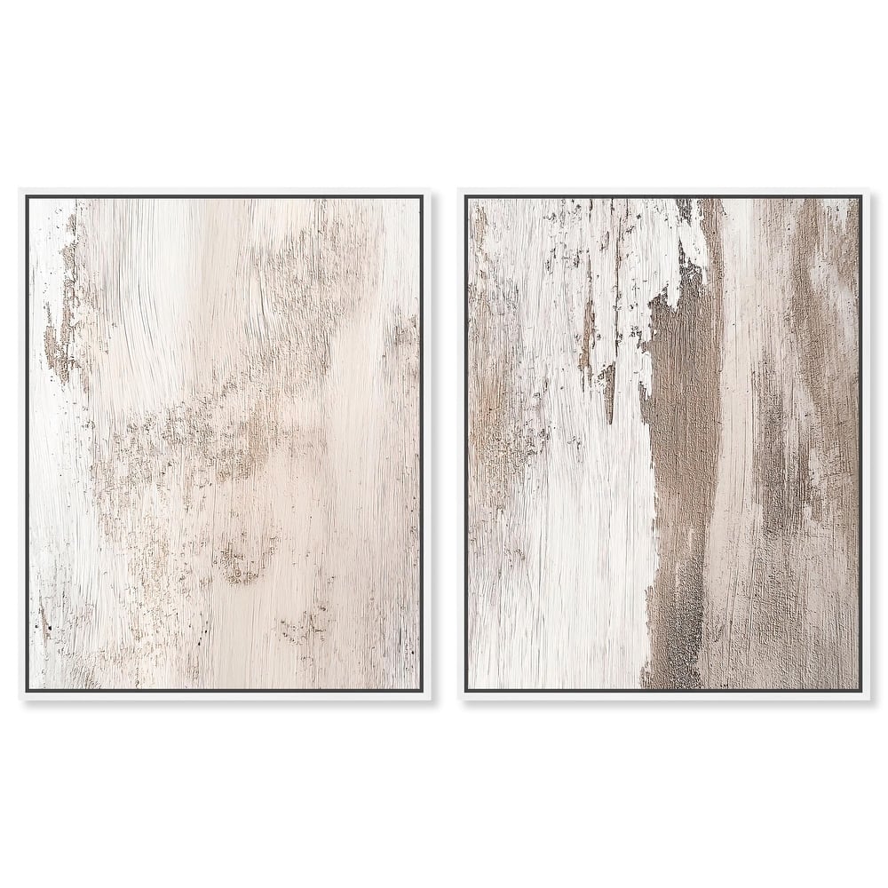 Striated Texture III Canvas Set of 2 by Art Remedy