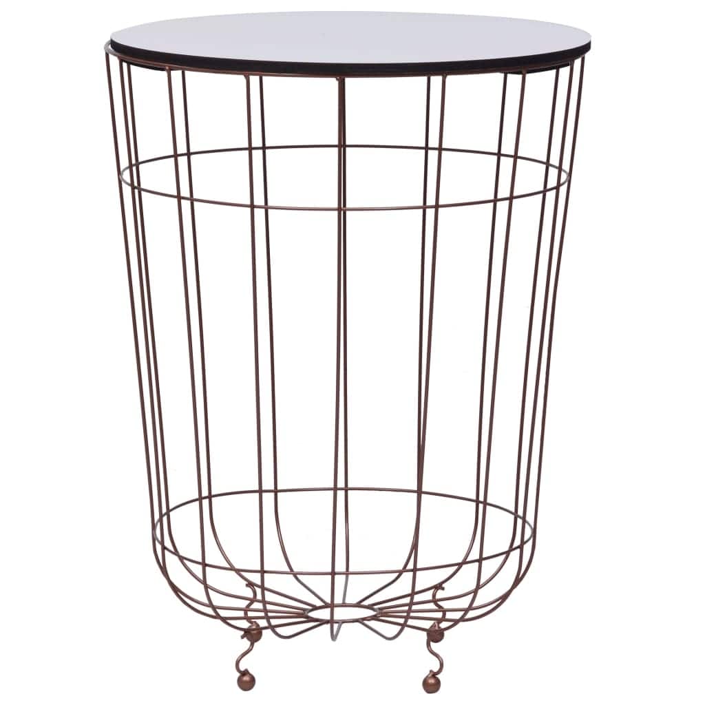 vidaXL Coffee Table Gold ? 15.7"