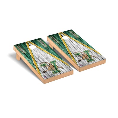 Vermont Catamounts Triangle Cornhole Board Set