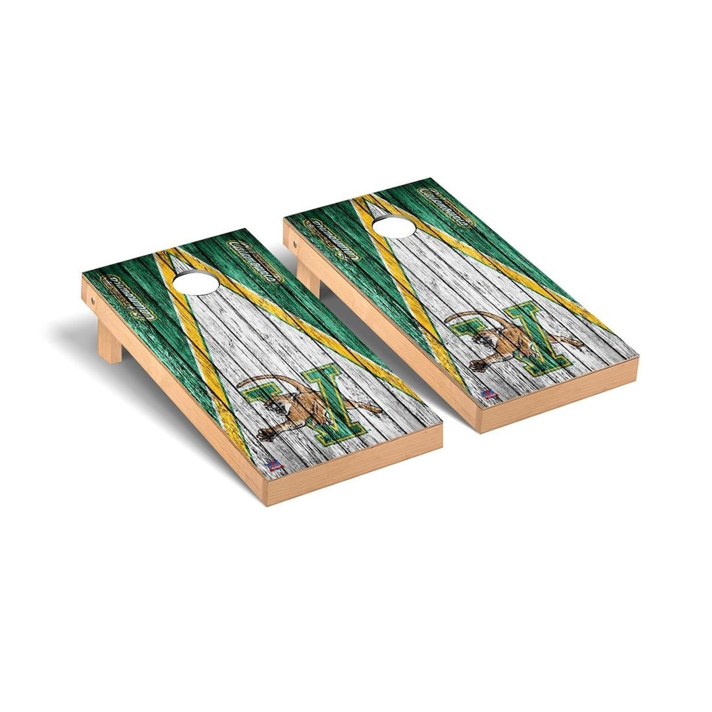 Vermont Catamounts Triangle Cornhole Board Set