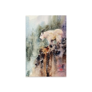 Mountain Goat Print On Acrylic Glass by Dean Crouser - Bed Bath ...