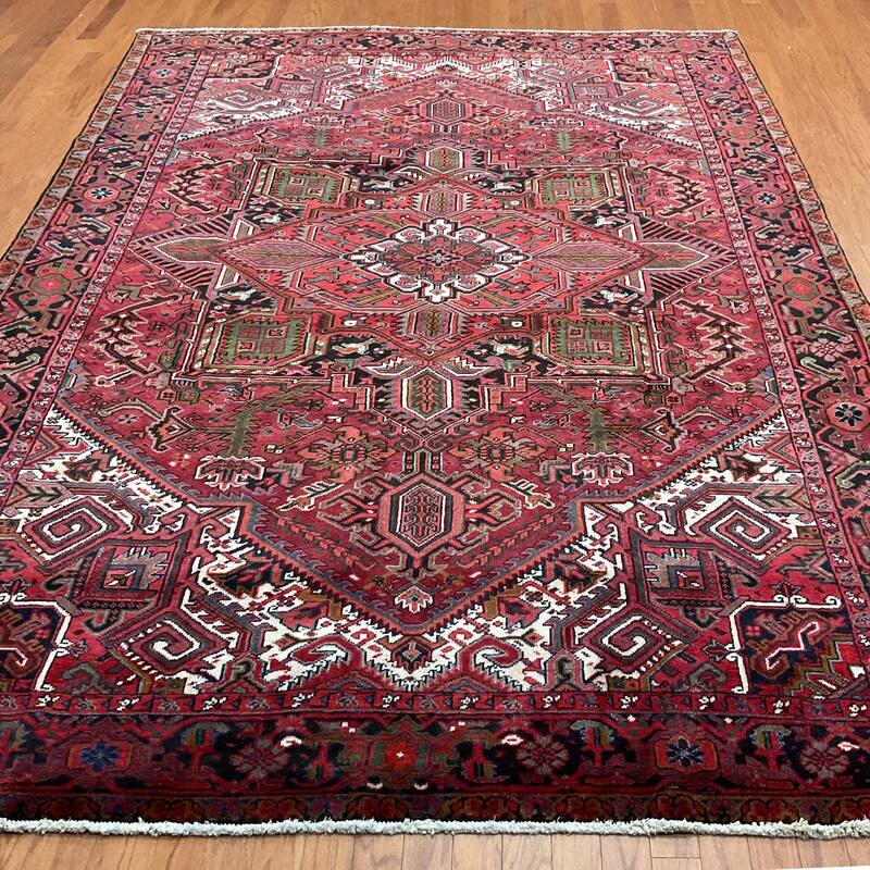 HERAT ORIENTAL Handmade Fine Heriz Rug - 7'8" x 10'10"