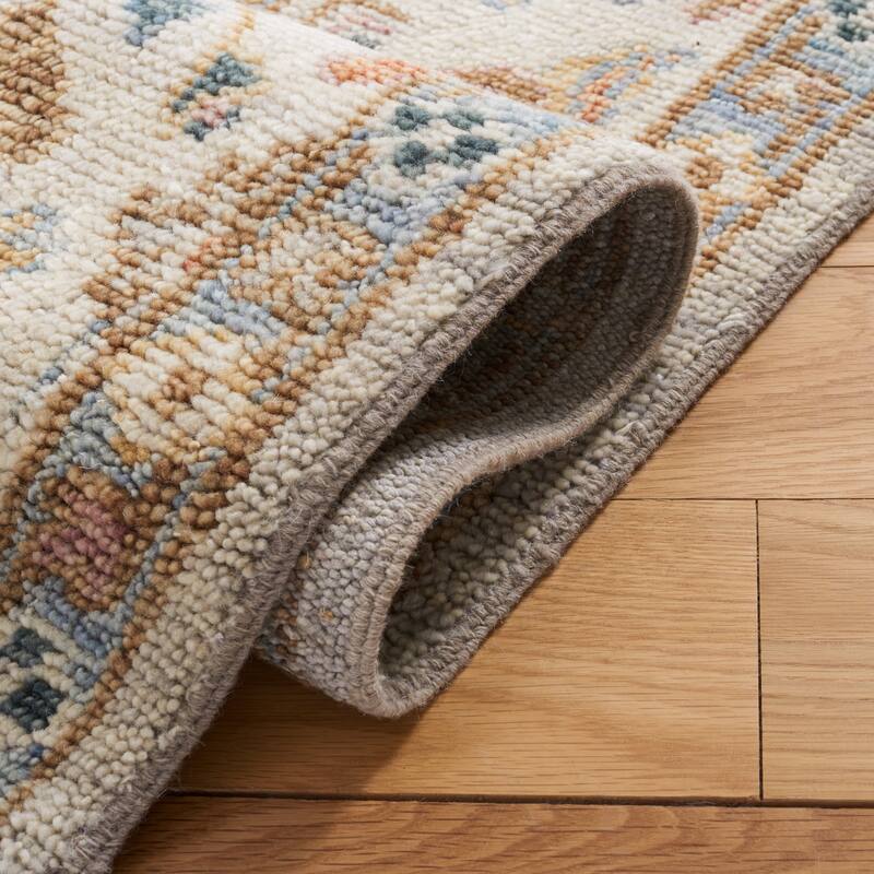 SAFAVIEH Hand-Knotted Samarkand Bukurije Traditional Wool Rug