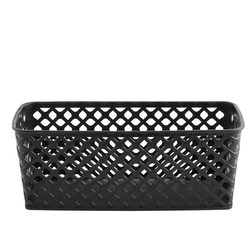 Long Rectangular Decorative Storage Basket, Set of 4
