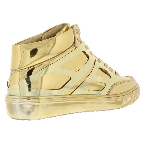 steve madden metallic sneakers