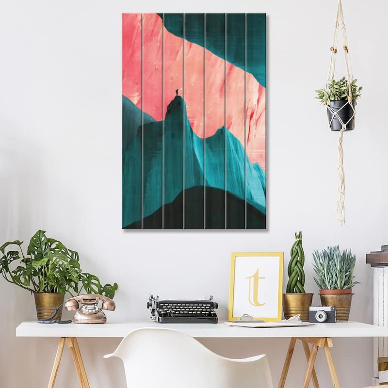 We Understand Only After Print On Wood by Adam Priester - Multi-Color