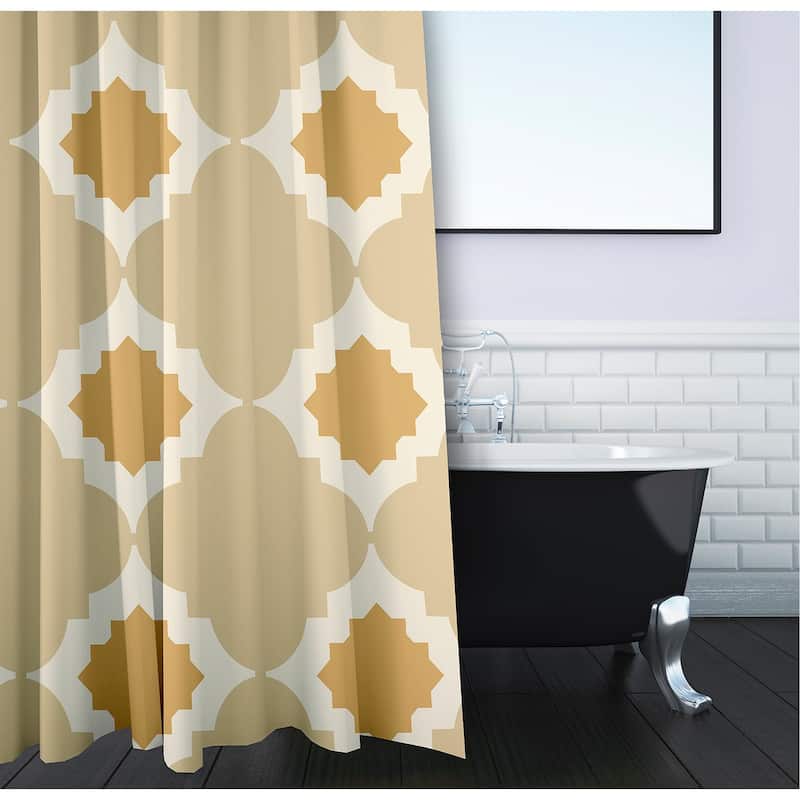 Medina Geometric Print Shower Curtain (71 x 74)