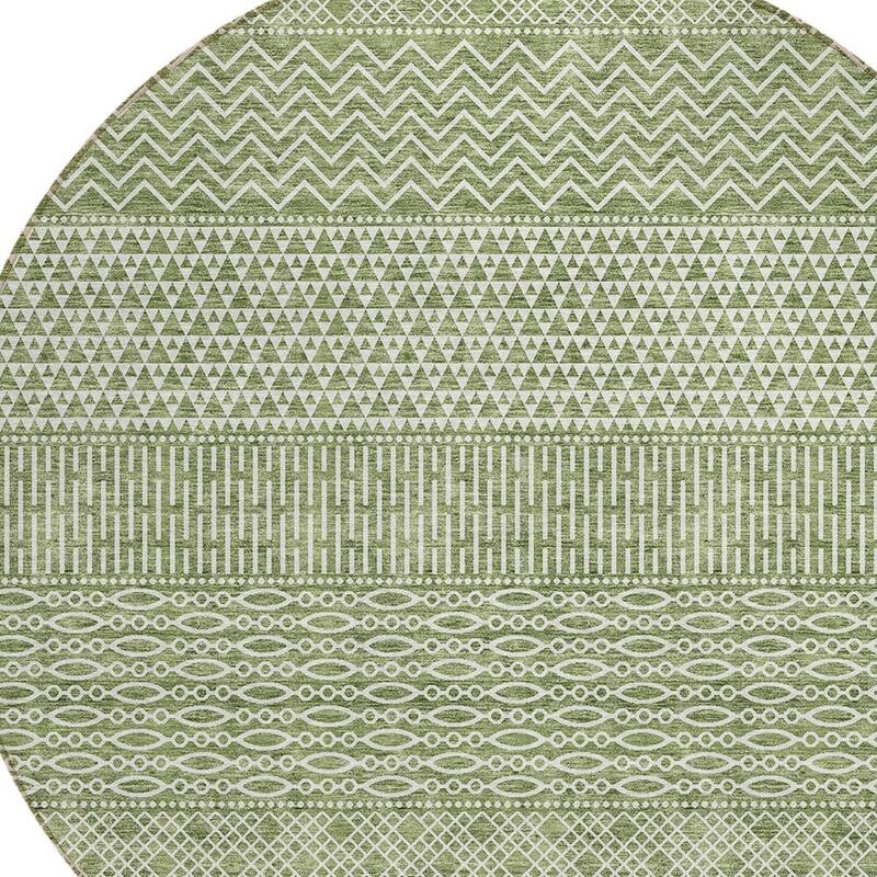HomeRoots Chevron Modern Rectangle Outdoor Rug
