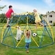 preview thumbnail 6 of 6, Hapfan Upgraded 10FT Climbing Dome with Canopy, Swing & Monkey Bars for Kids 3-12 (800LB)