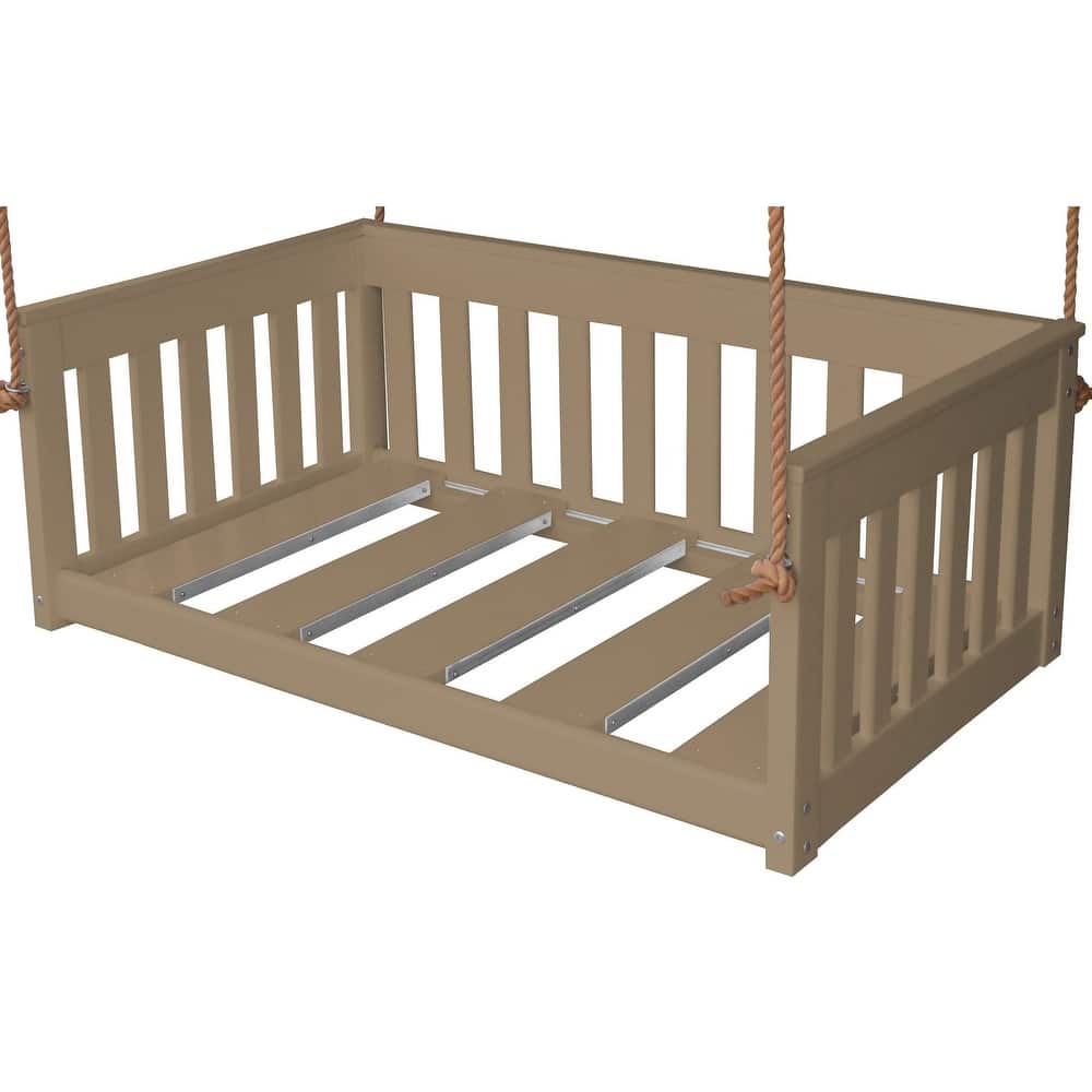 Poly Lumber Deep Seating Mission Swing with Rope