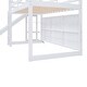 preview thumbnail 8 of 10, Twin Wood Loft Bed with Slide and Storage Shelves
