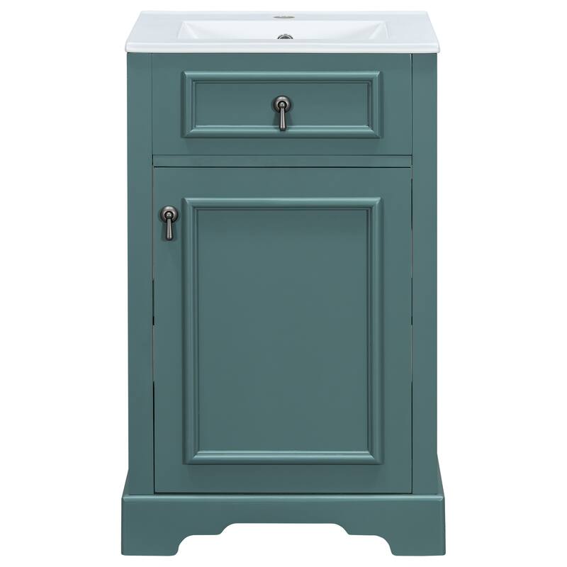 20-Inch Bathroom Vanity with Ceramic Sink