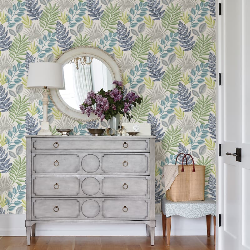 A-Street Prints Palomas Multicolor Botanical Wallpaper