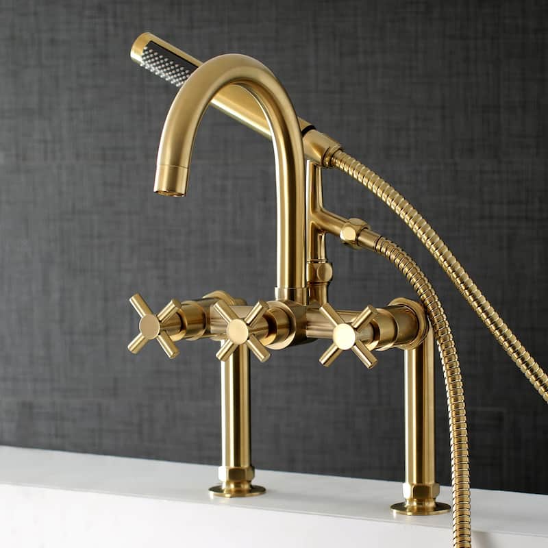 Concord 7-Inch Deck Mount Clawfoot Tub Faucet