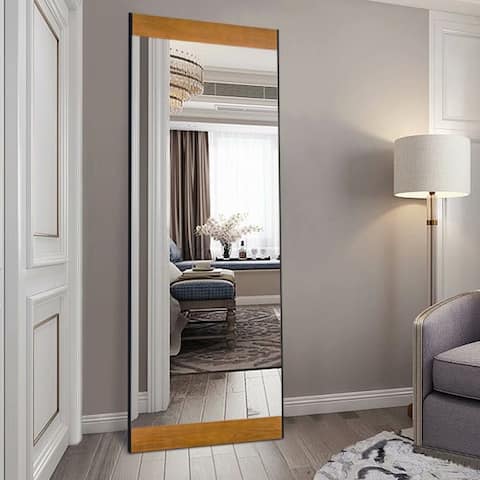 Modern Solid wood Frame Full Length/Floor Mirror Bedroom/Living Room