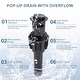 preview thumbnail 5 of 4, WOWOW Widespread 8 in.Double Handle Bathroom Faucet