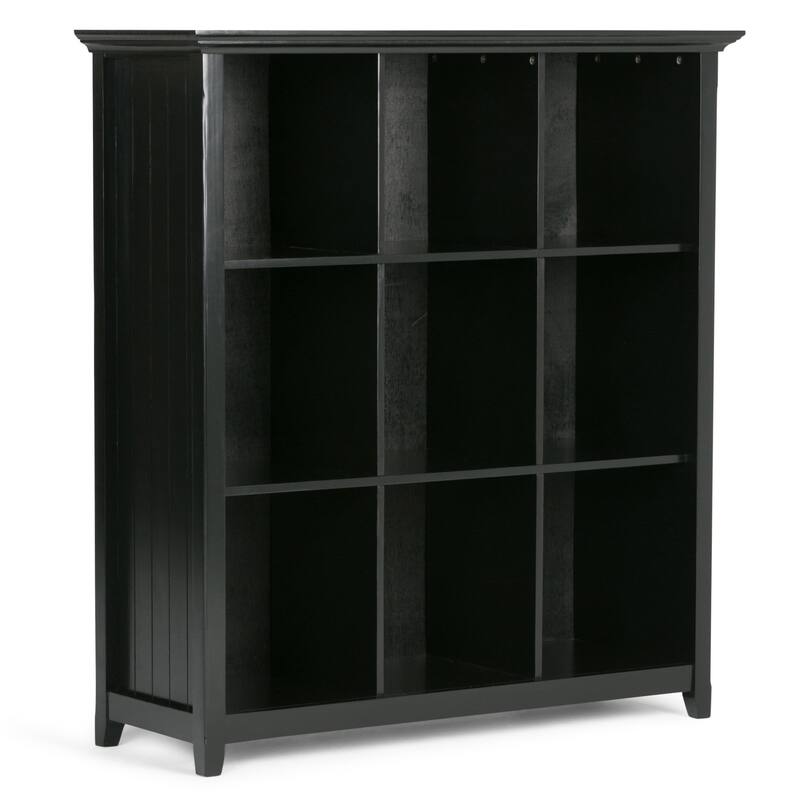 WYNDENHALL Normandy SOLID WOOD 48x44 inch Transitional 9 Cube Bookcase and Storage Unit - 44 Inches wide