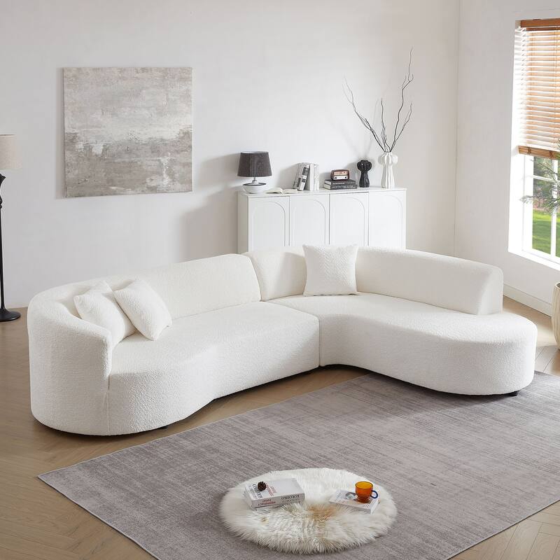 Convertible Modular Sectional Sofa with Right Chaises
