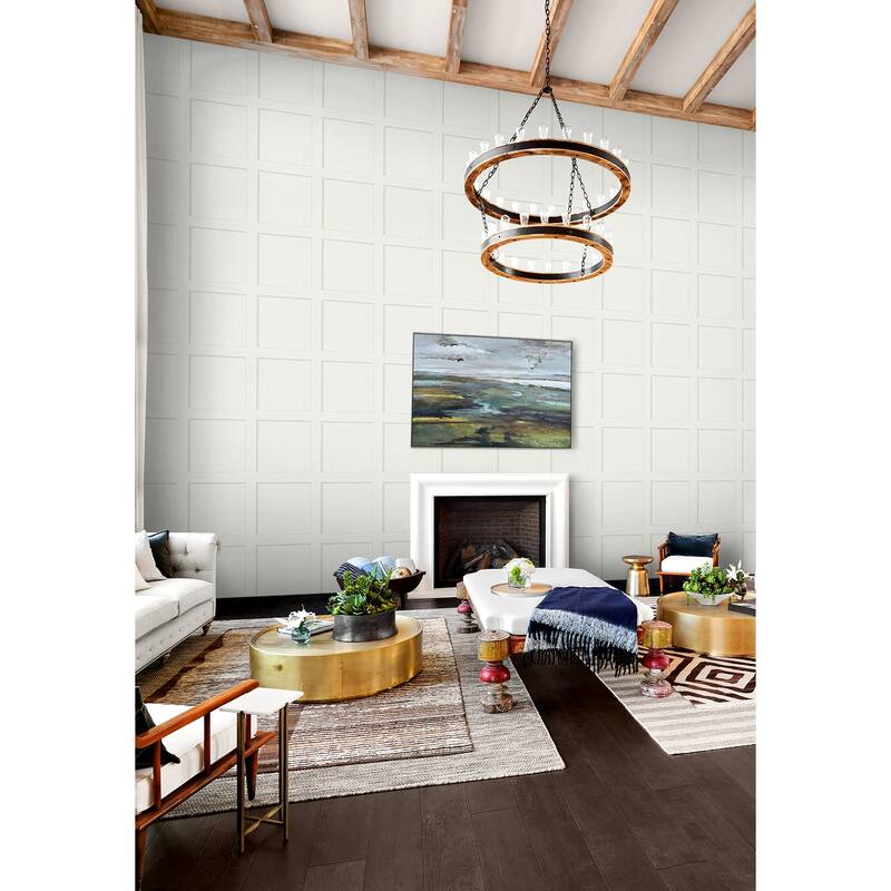 Stacy Garcia Home Squared Away Peel and Stick Wallpaper