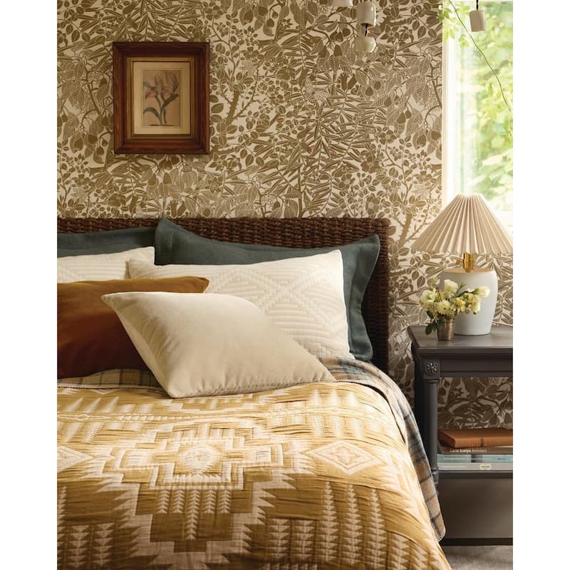 Pendleton Matelasse Cotton Quilted Blanket - Queen