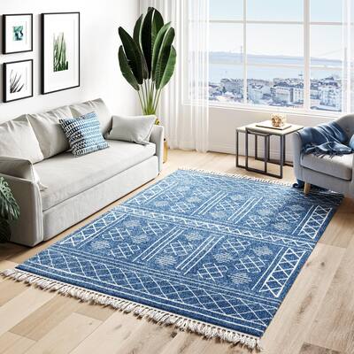 Southwestern Rug with Fringe