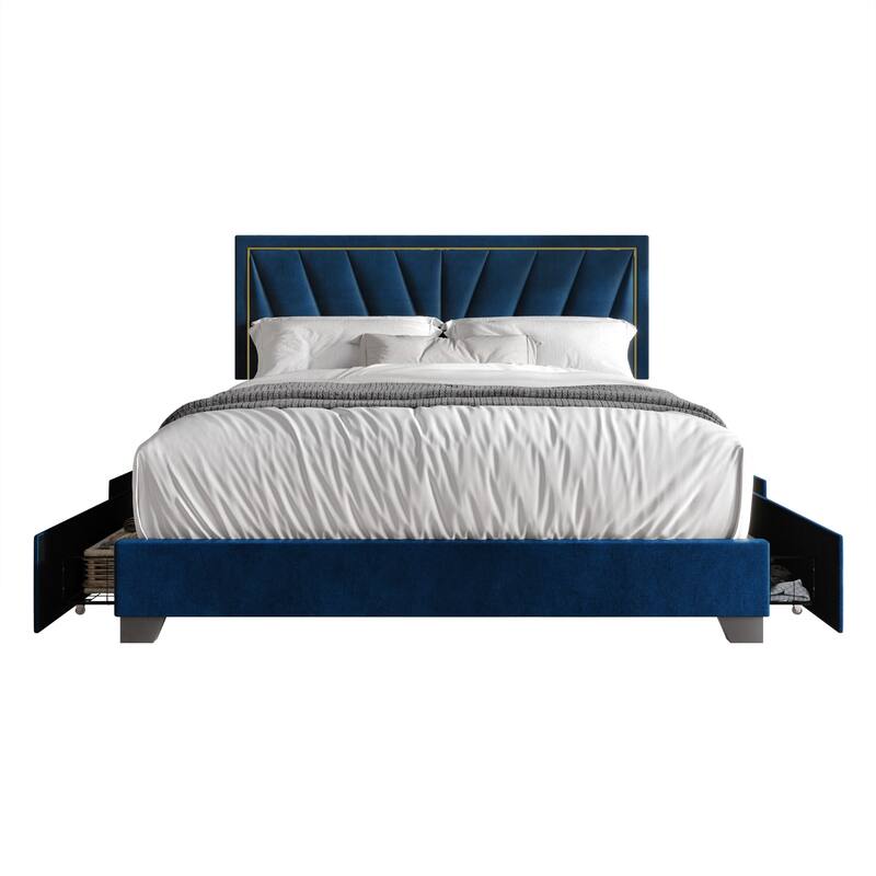 Valdez Upholstered Storage Platform Bed