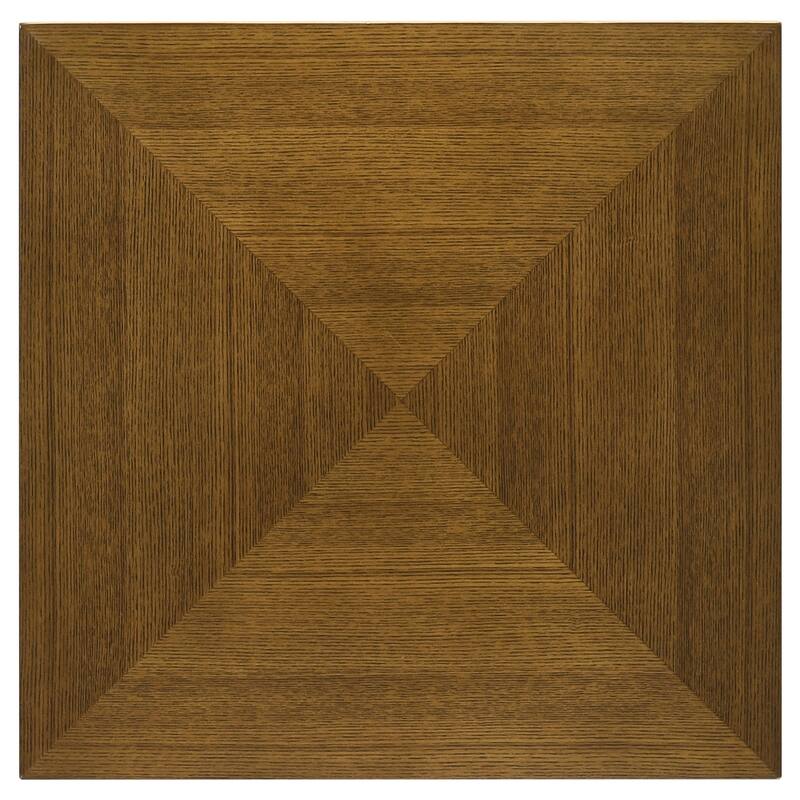 Westerly Square Wood Side End Table Walnut Brown