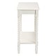 preview thumbnail 4 of 6, Bayard Console Table with Bobbin Legs - Spindle Leg Accent Table with Shelf, Cottage Farmhouse Entryway or Living Room Furniture